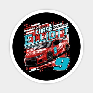 Chase Elliott Black LLumar Car Magnet